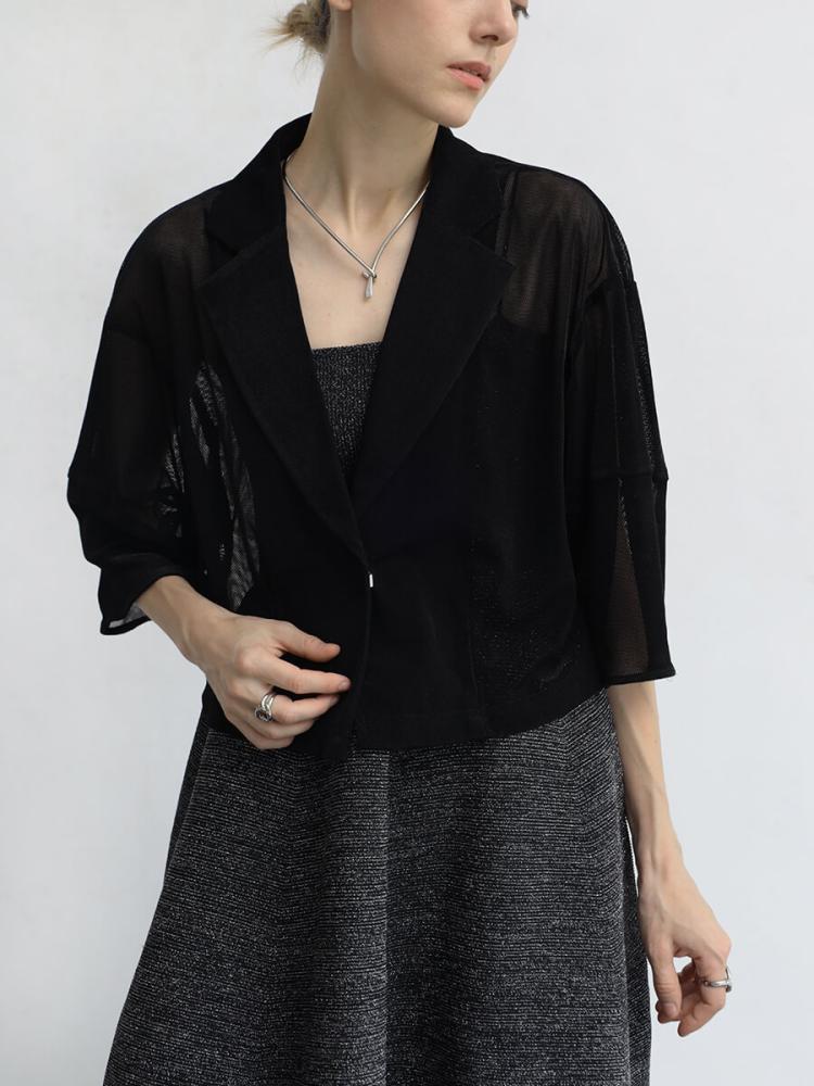 ⭐︎専用⭐︎ Aga ブラック薄手アウター Aga Blackのジャケット/アウターの商品一覧｜ファッション通販の