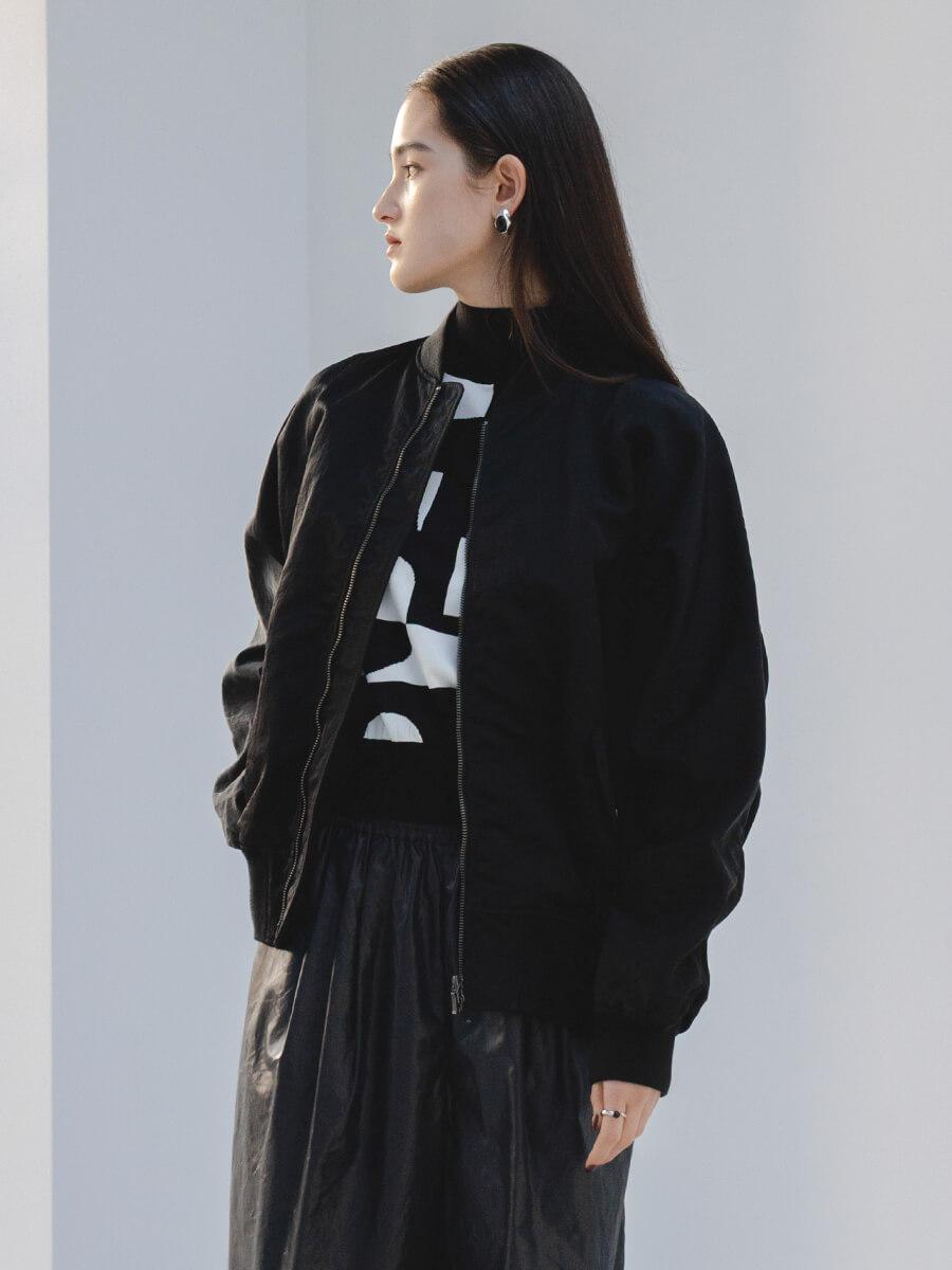 ミリタリーミドルブルゾン - Aga Black - Aga｜YAMADAYA STORE