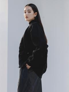 新品✨YAMADAYA RADIATE シフォンミリタリーブルゾン　黒 新品✨YAMADAYA RADIATE シフォンミリタリーブルゾン 黒 【公式通販】