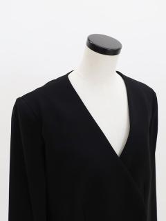 ケープデザインショートジャケット - Aga Black - Aga｜YAMADAYA STORE