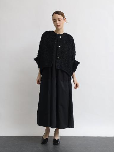 ヤマダヤ　ガルン　Aga Black 14Ｇ布帛ドッキング　ワンピース 14G布帛ドッキングOP - Aga Black - Aga｜YAMADAYA STORE