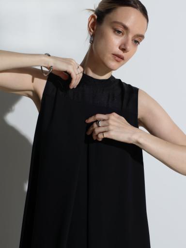 バスト切替ロングワンピース - Aga Black - Aga｜YAMADAYA STORE