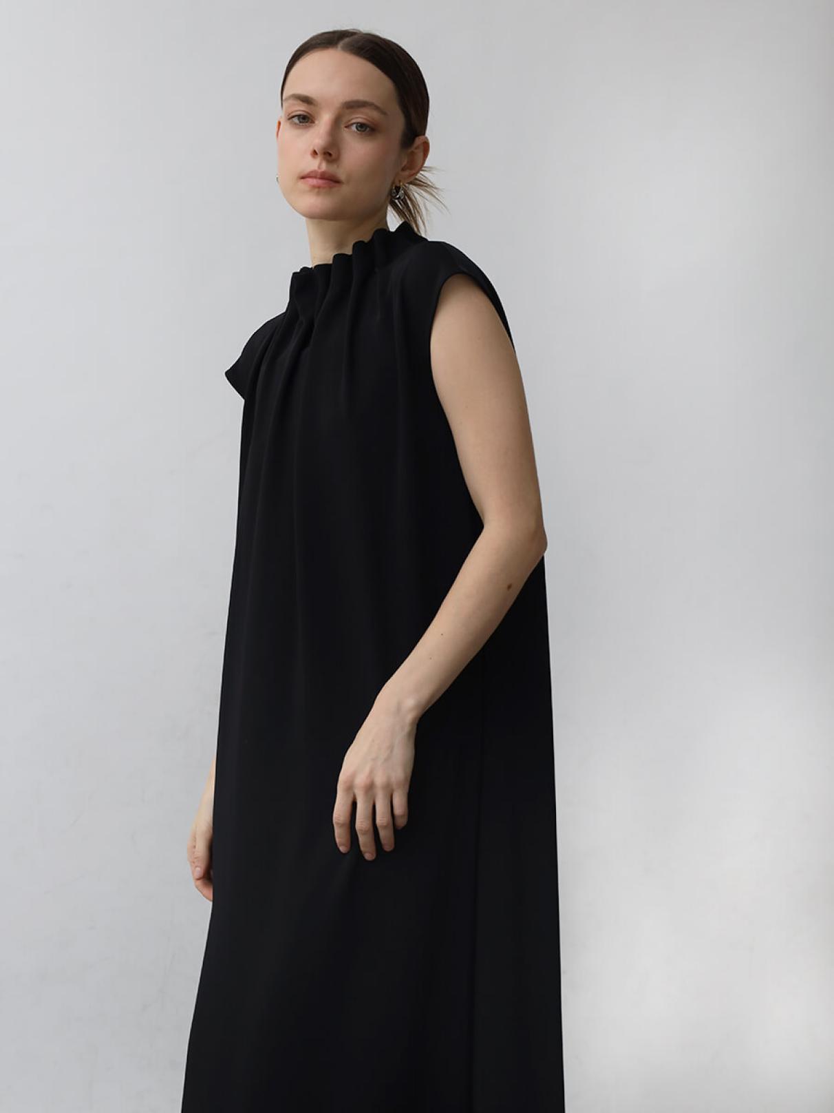 タックネックワンピース - Aga Black - Aga｜YAMADAYA STORE