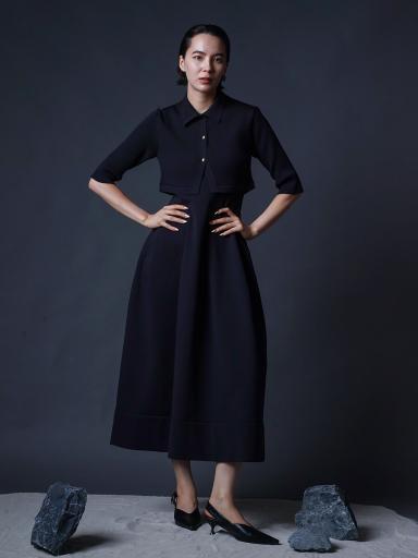 Aga Blackxニットワンピース