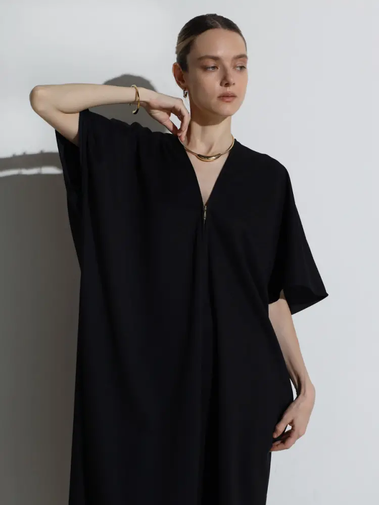 ファスナーネックワンピース - AgaBLACK×NORITAKE - Aga｜YAMADAYA STORE