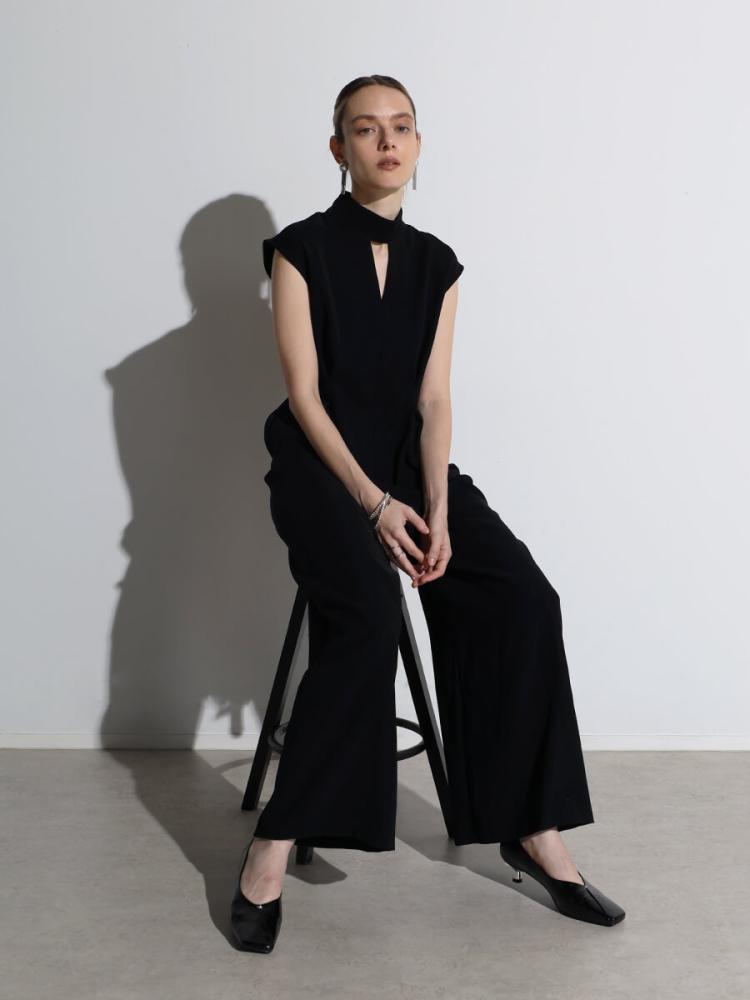 トライアングルネックオールインワン - Aga Black - Aga｜YAMADAYA STORE
