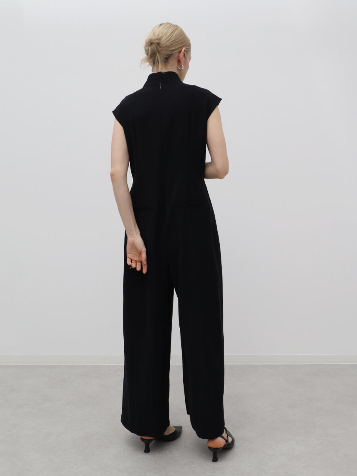 トライアングルネックオールインワン - Aga Black - Aga｜YAMADAYA STORE