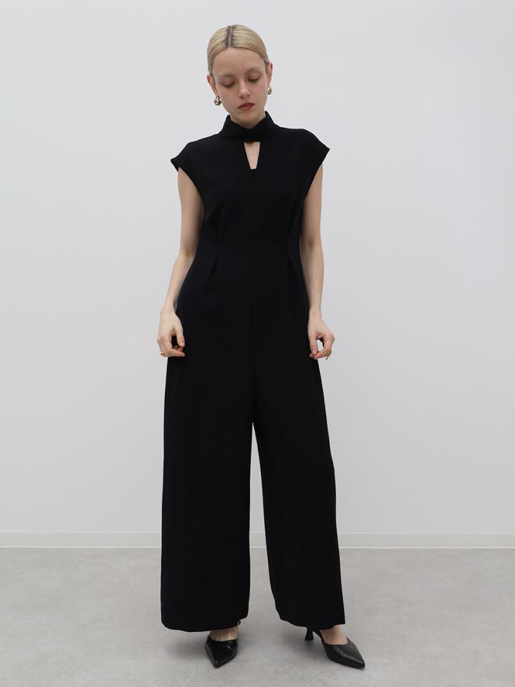 トライアングルネックオールインワン - Aga Black - Aga｜YAMADAYA STORE