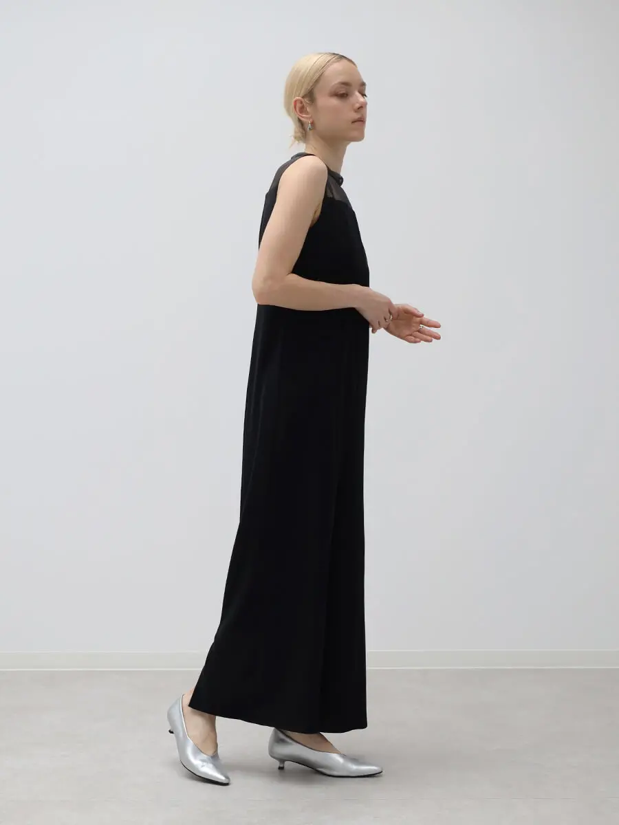 【今期新品未使用】ヤマダヤ　レースビスチェオールインワン　Aga Black 今期新品未使用】ヤマダヤ レースビスチェオールインワン Aga Black