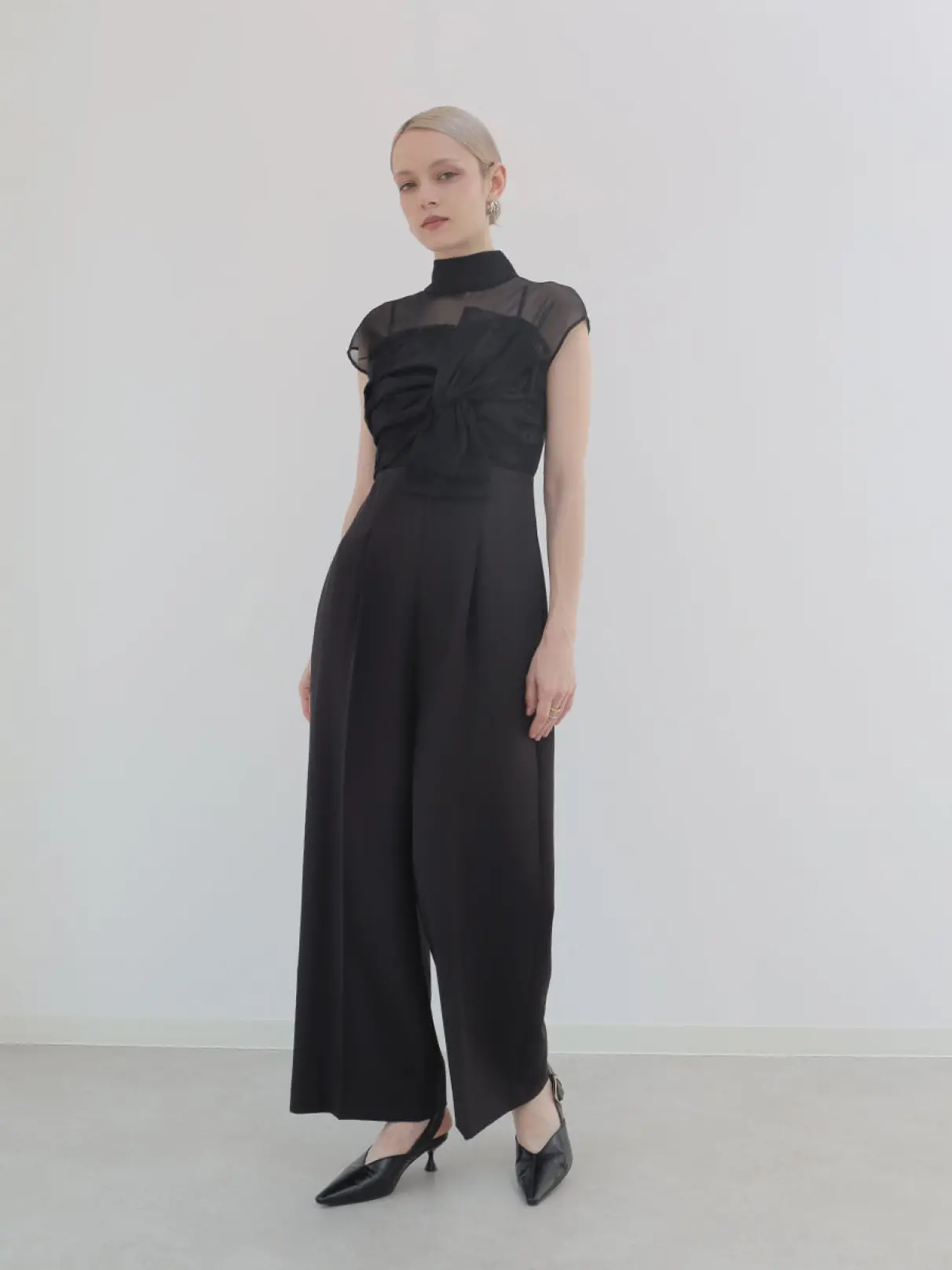 レースビスチェオールインワン - Aga Black - Aga｜YAMADAYA STORE