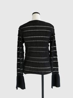 ベルスリーブシャーリングリブニット - Ample - Vin｜YAMADAYA STORE