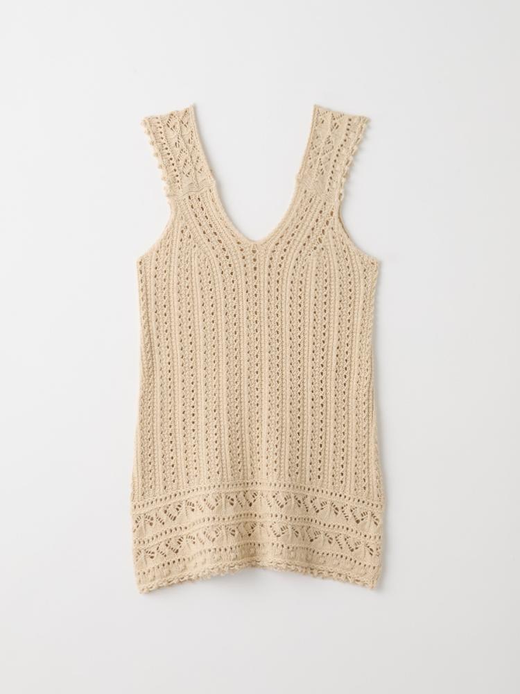 クロシェ編みニットトップス - Ample - Vin｜YAMADAYA STORE