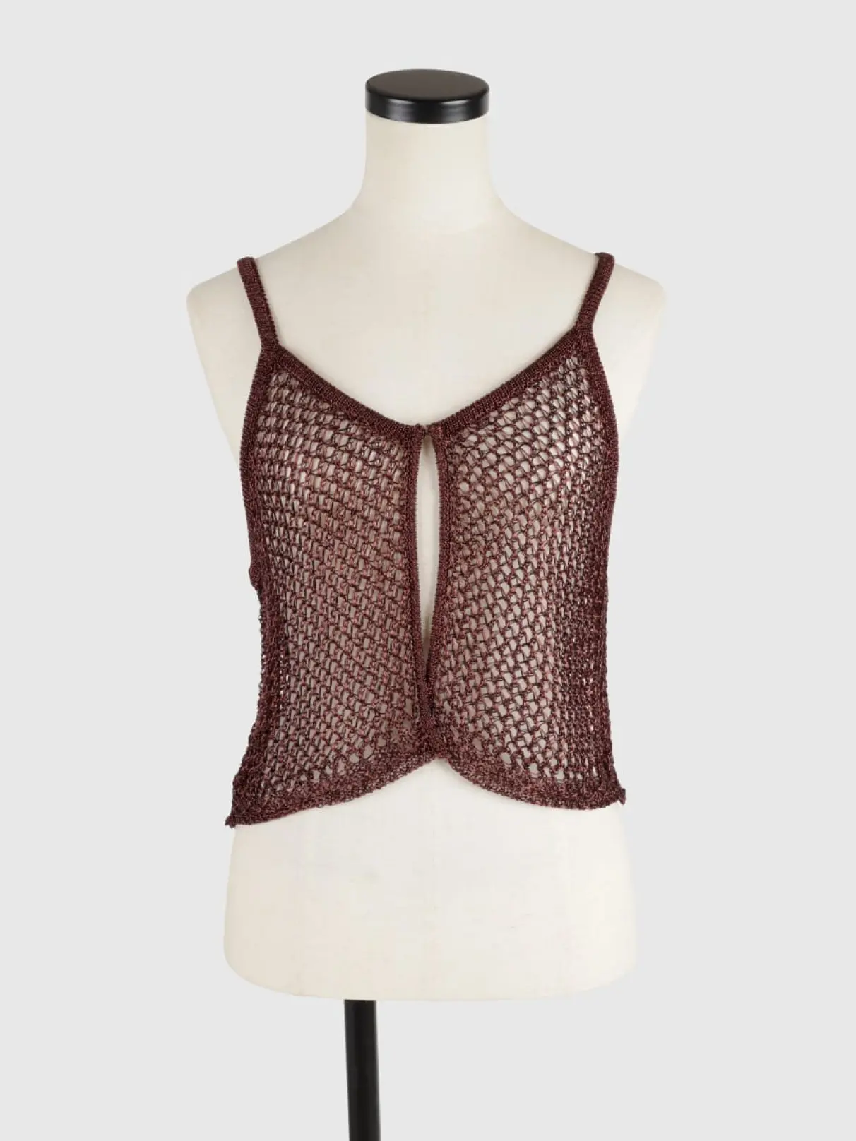 メタリックメッシュニットビスチェ - cafune - Vin｜YAMADAYA STORE