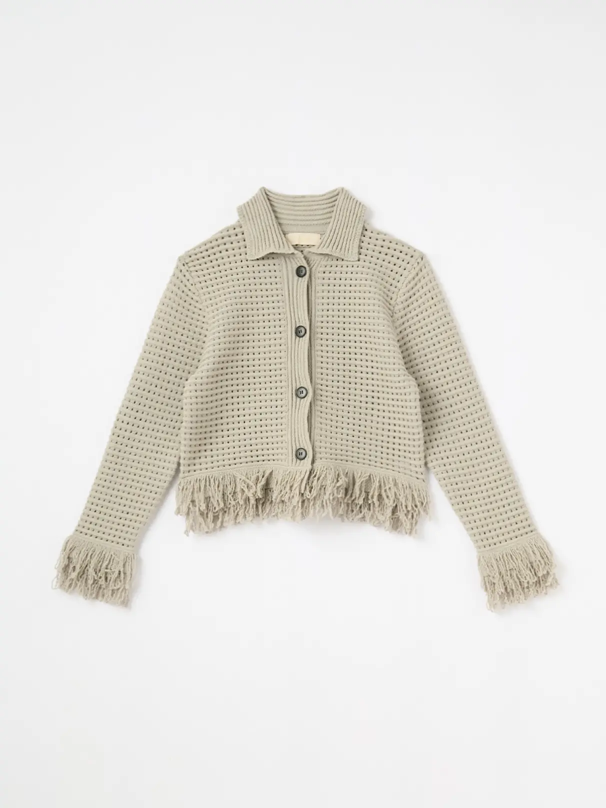 フリンジニットカーディガン - Ample - Vin｜YAMADAYA STORE