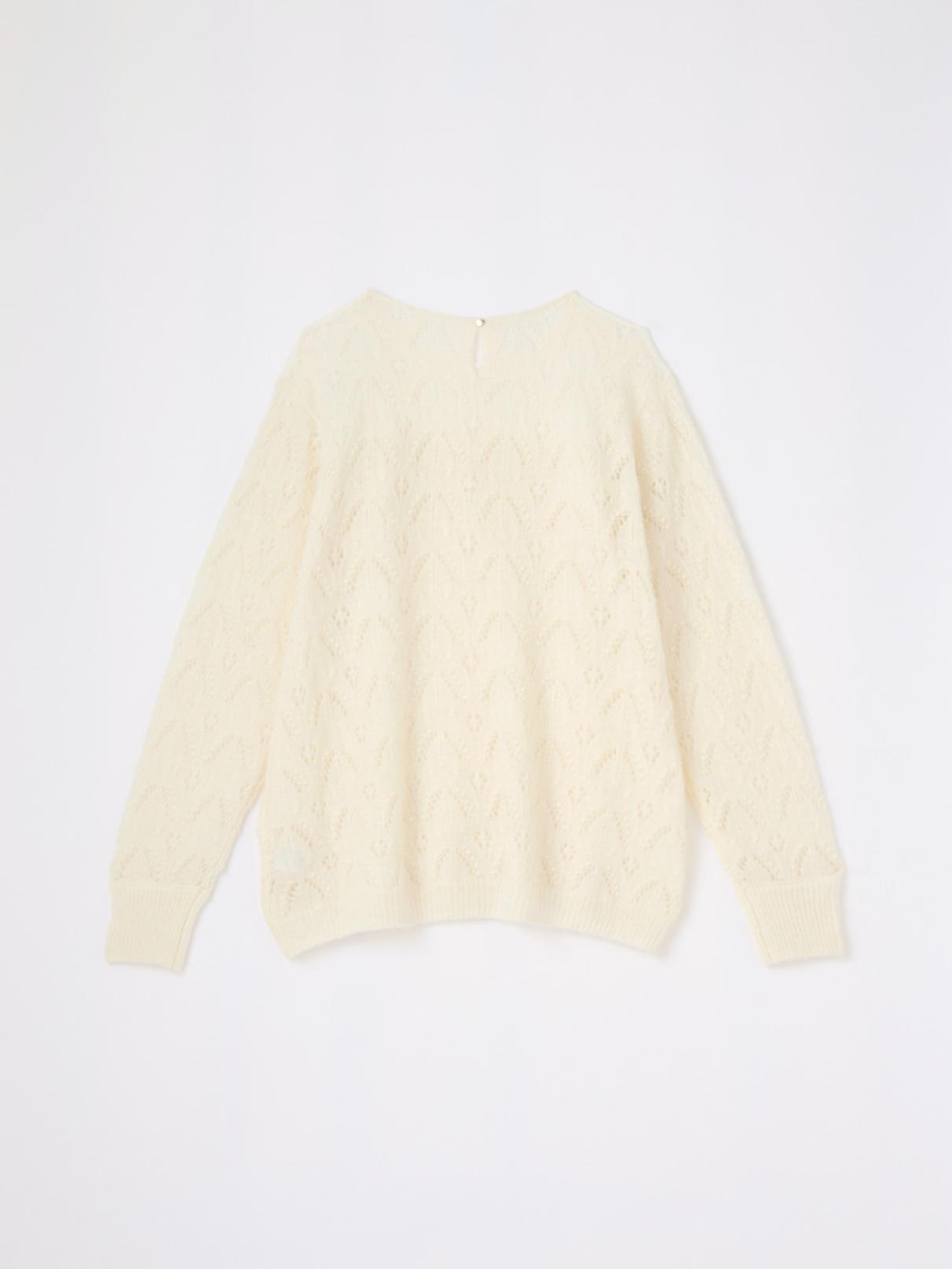 レース切り替えニットプルオーバー - Ample - Vin｜YAMADAYA STORE