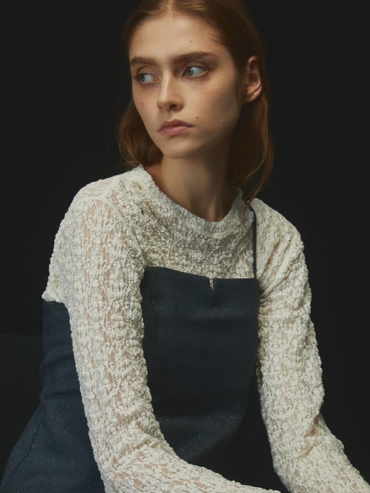 山田 レースニットシアーカットソー - Ample - Vin｜YAMADAYA STORE