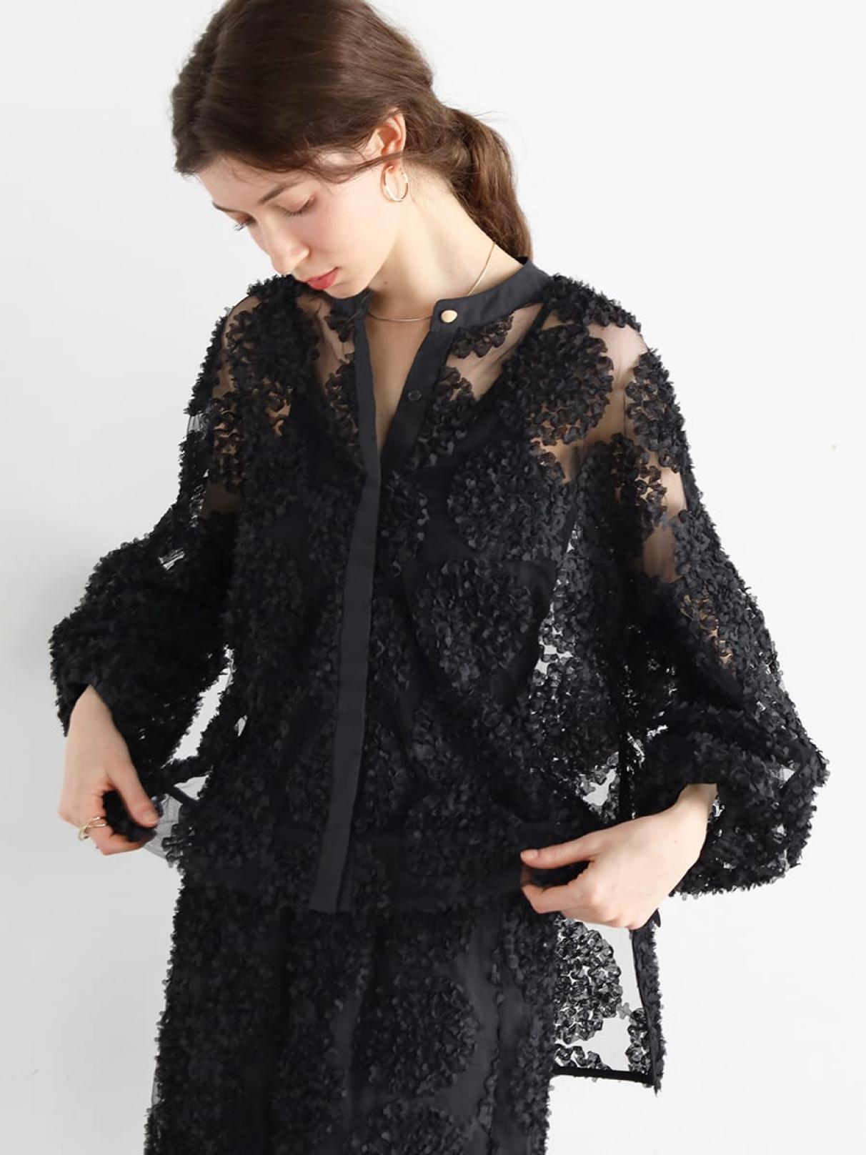 Ample サークルフラワーチュールスカート サークルフラワーチュールブラウス - Ample - Vin｜YAMADAYA STORE