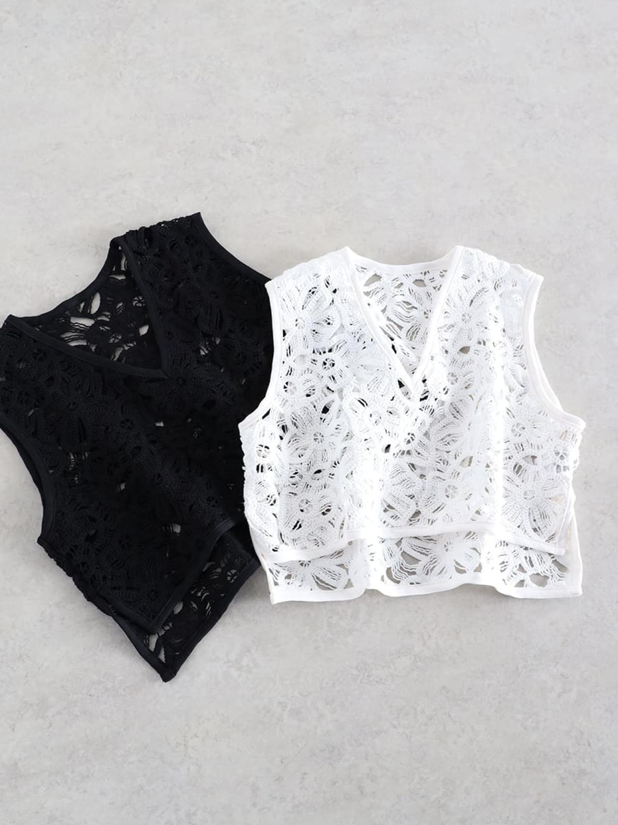 フラワークロシェベスト - Ample - Vin｜YAMADAYA STORE