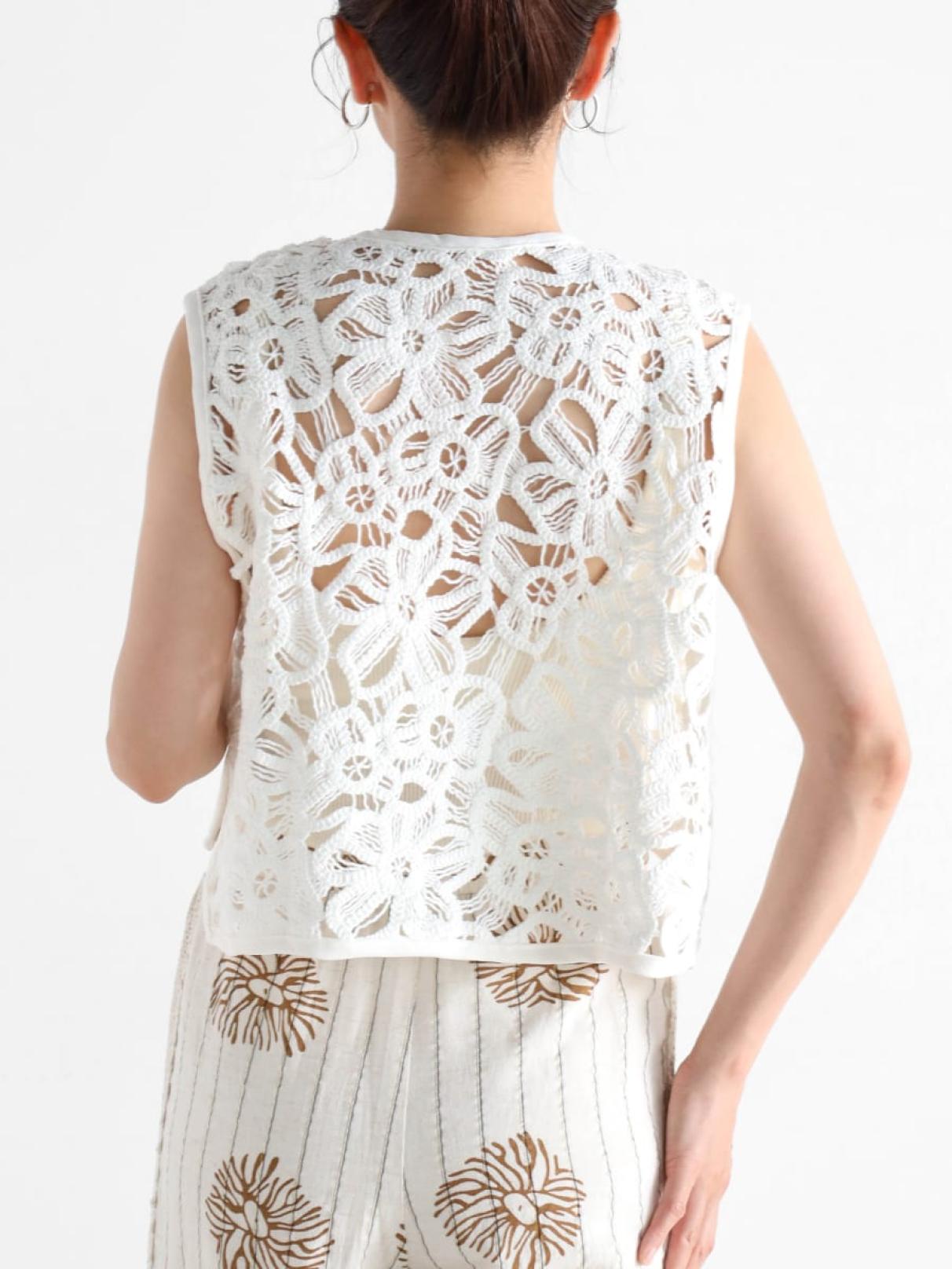 selenahelios / Flower Lace Shirt