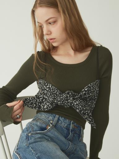 ネップツイードラップビスチェ - Ample - Vin｜YAMADAYA STORE