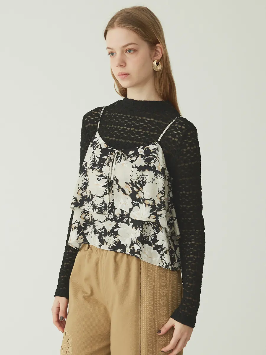 2wayフラワープリントビスチェ【25SS完売品】 TICCA / 2wayフラワープリントビスチェ - YouTube