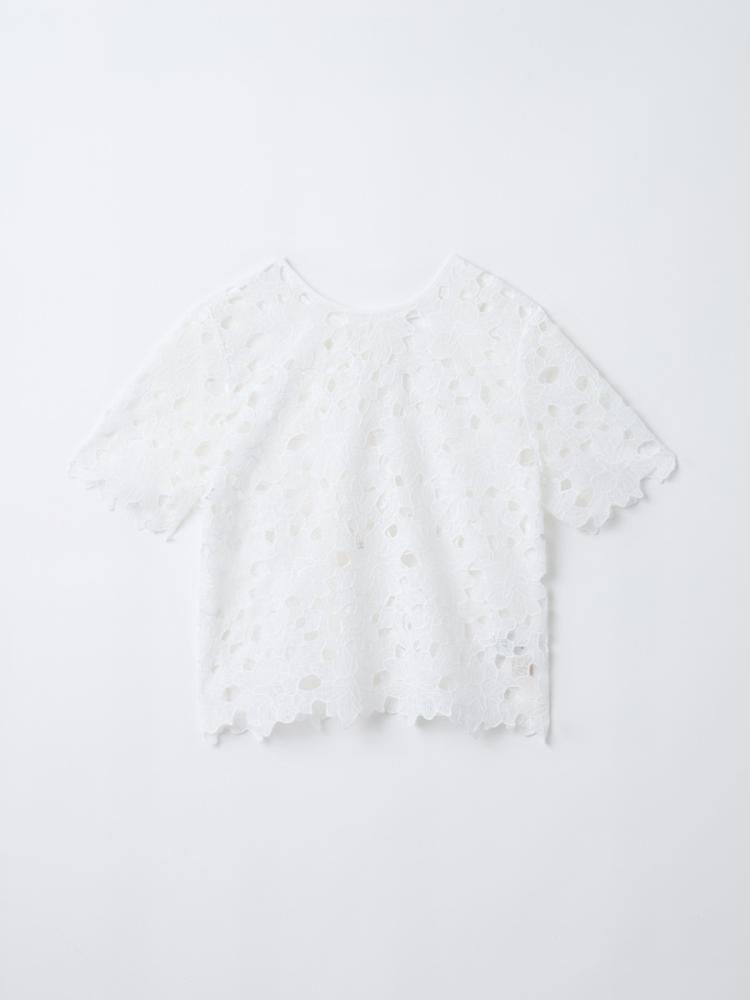 カットワークレーストップス - Ample - Vin｜YAMADAYA STORE