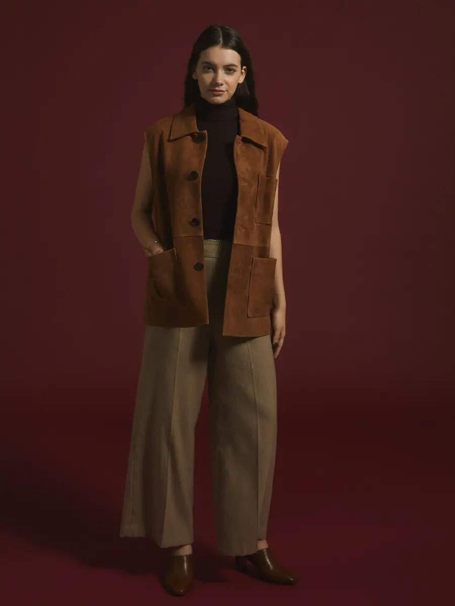 新品　Ample ジレ　コート　アウター　スコットクラブ購入　ヤマダヤ 新品 Ample ジレ コート アウター スコットクラブ購入 ヤマダヤ