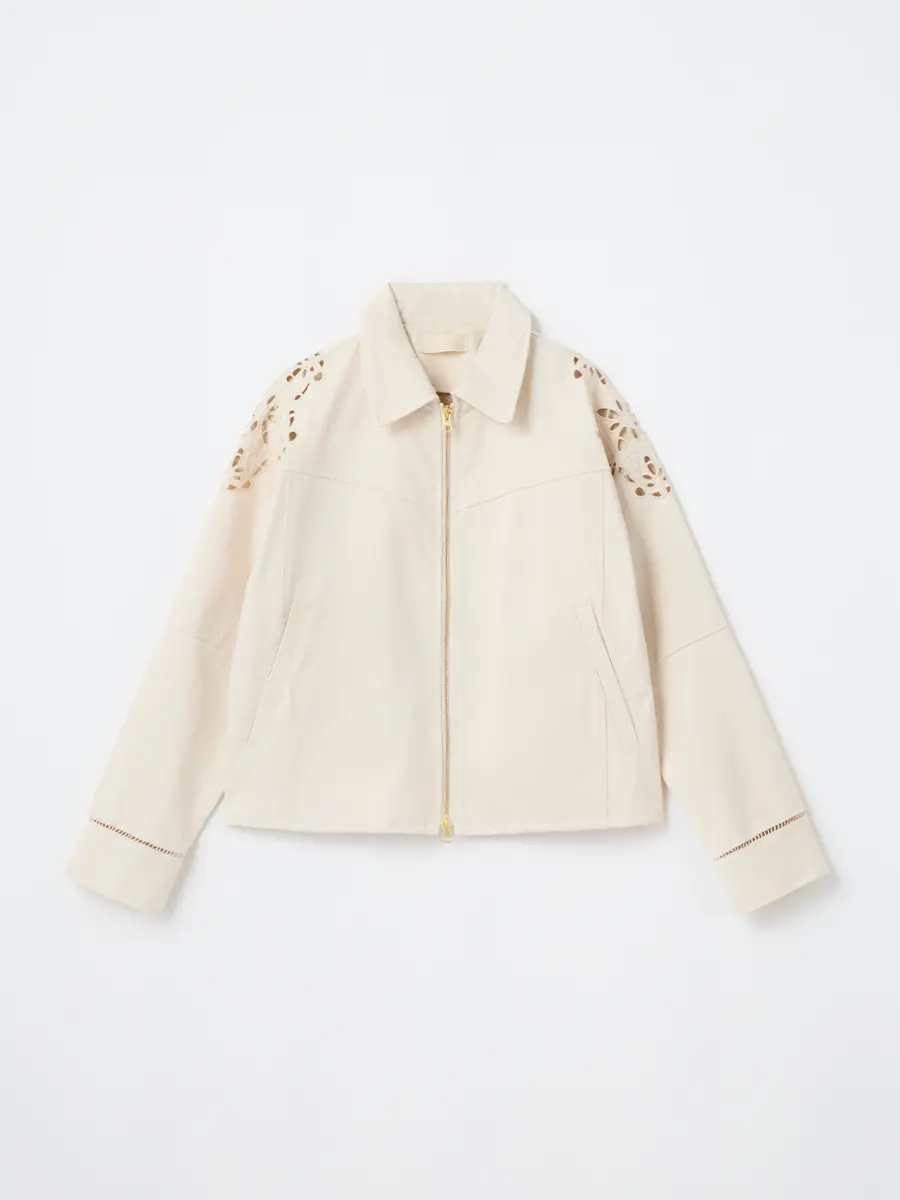 カットワークコットンツイルジャケット - Ample - Vin｜YAMADAYA STORE