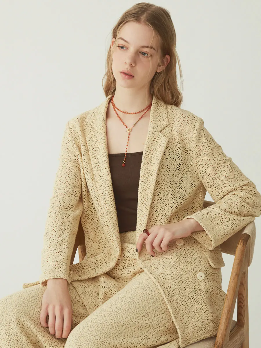 クロシェダブルテーラードジャケット - Ample - Vin｜YAMADAYA STORE