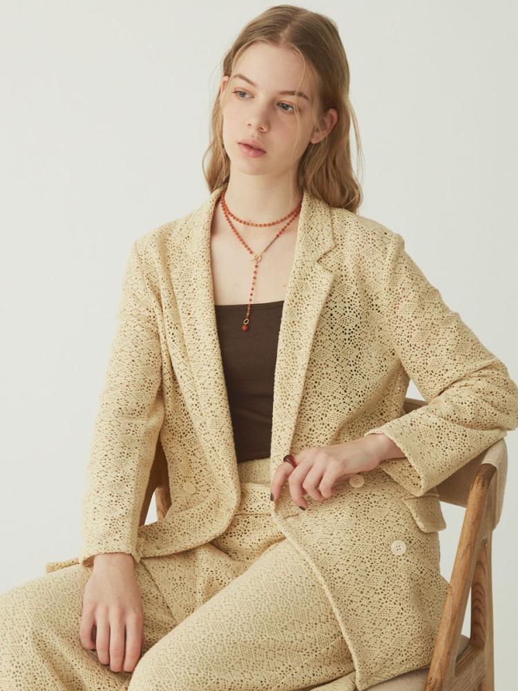 クロシェダブルテーラードジャケット - Ample - Vin｜YAMADAYA STORE