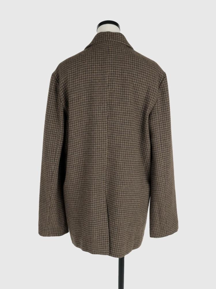 ツイードチェックテーラードジャケット - Ample - Vin｜YAMADAYA STORE