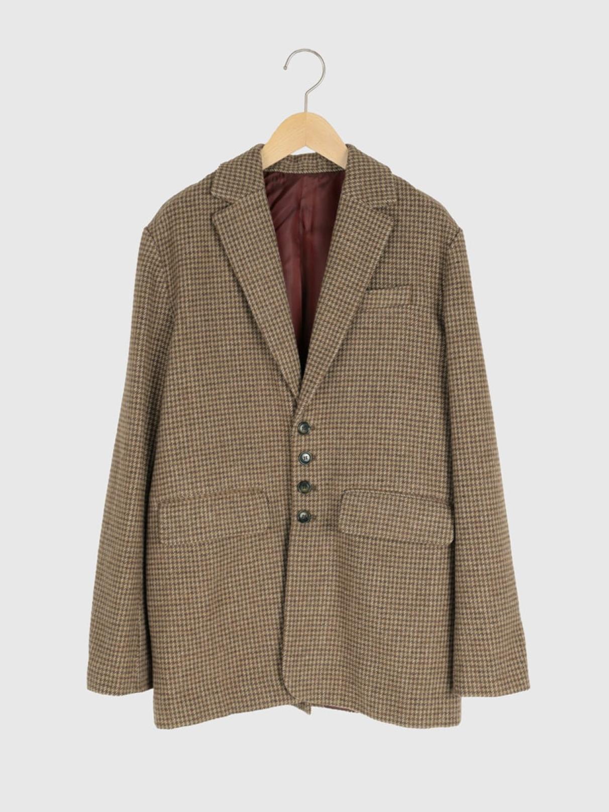 ツイードチェックテーラードジャケット - Ample - Vin｜YAMADAYA STORE