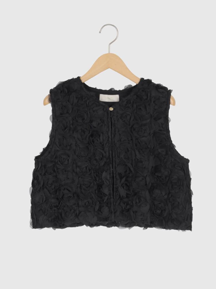 ローズフリルベスト - Ample - Vin｜YAMADAYA STORE