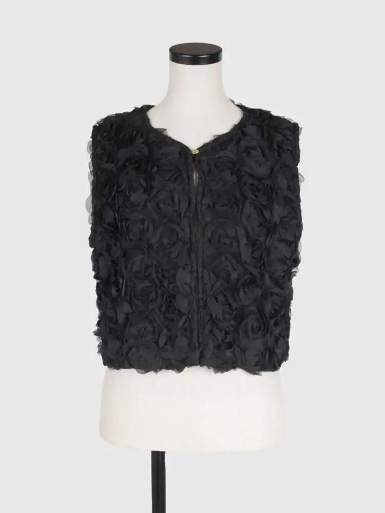 ローズフリルベスト - Ample - Vin｜YAMADAYA STORE