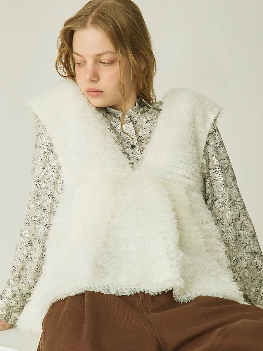 アルページュストーリー　チュールフリルベスト　タグ付き チュールフリルベスト - Ample - Vin｜YAMADAYA STORE