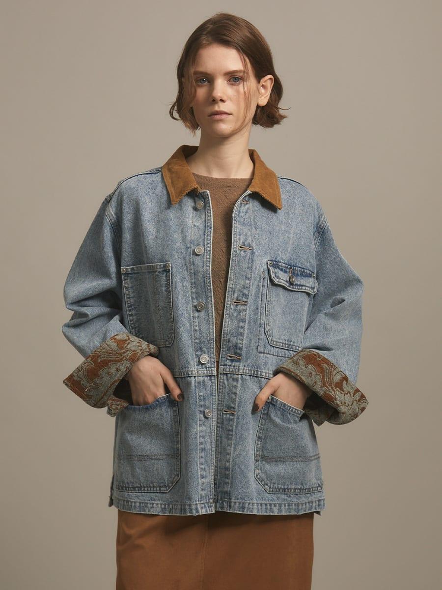 ワークポケットデニムジャケット - Ample - Vin｜YAMADAYA STORE