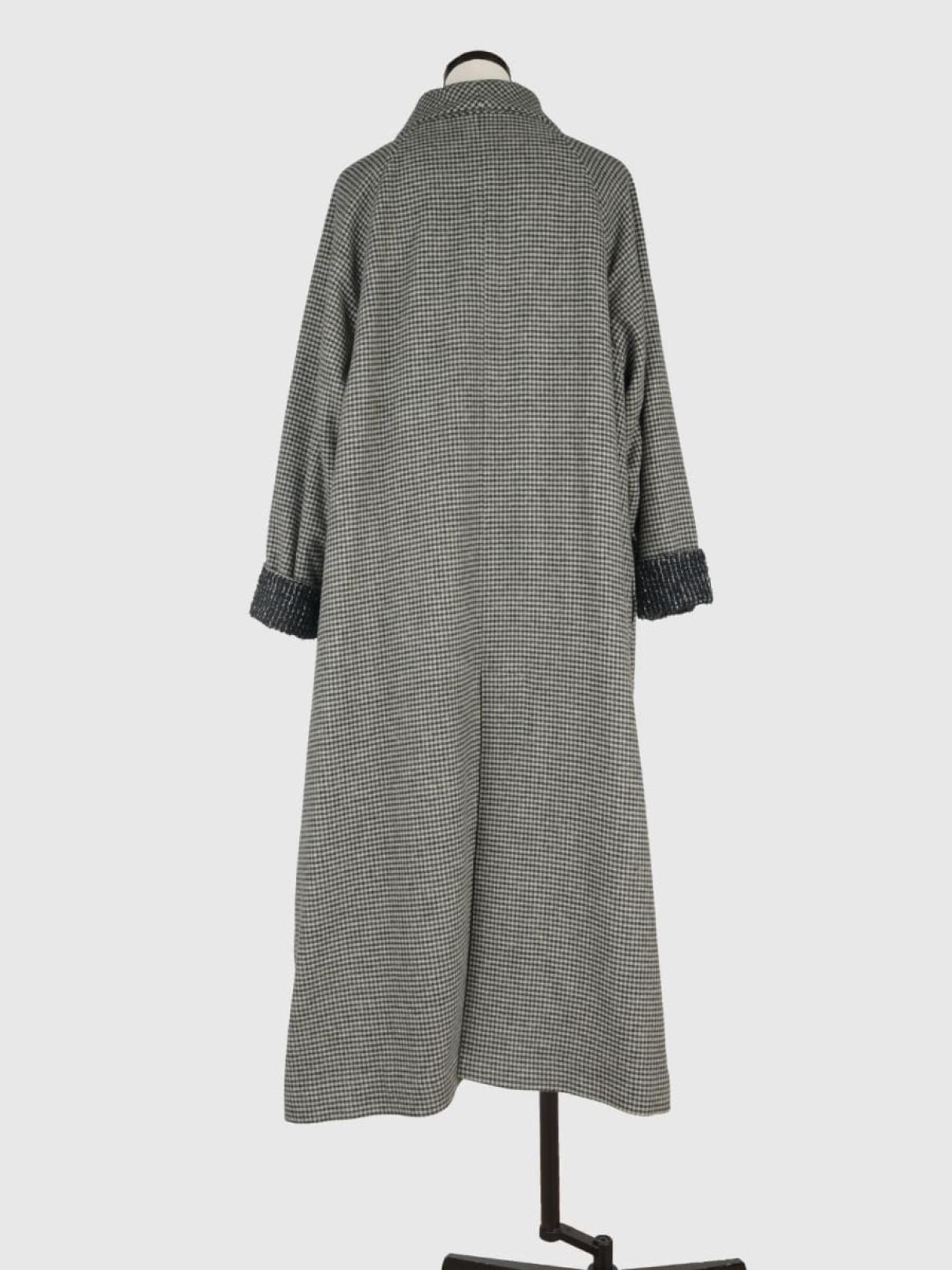 ツイードカフス千鳥格子柄チェスターコート - Ample - Vin｜YAMADAYA STORE