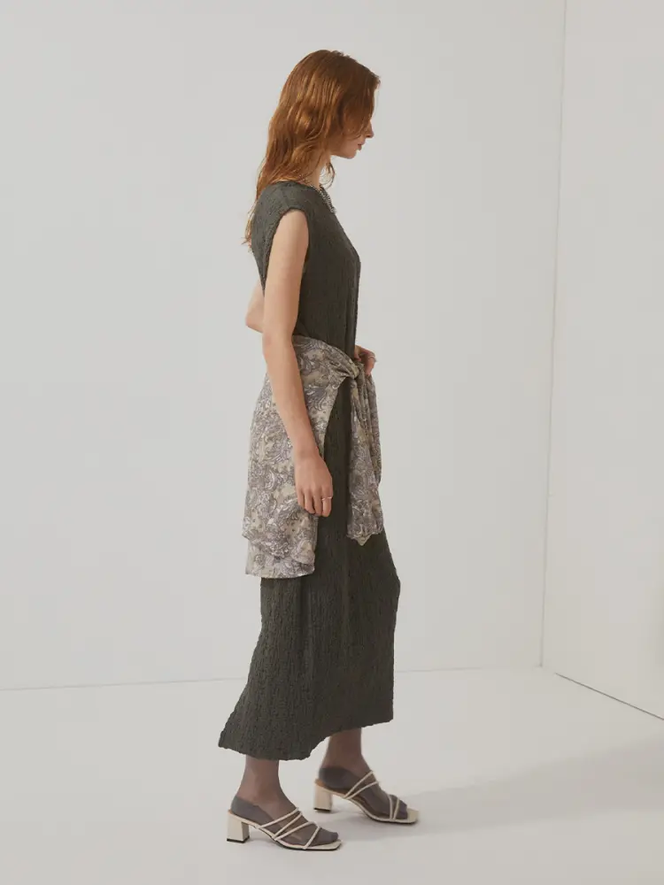 FIKA ノースリーブ ロングワンピース グレー ヤマダヤ系 ワンピース/ドレスの商品一覧｜ファッション通販のYAMADAYA STORE