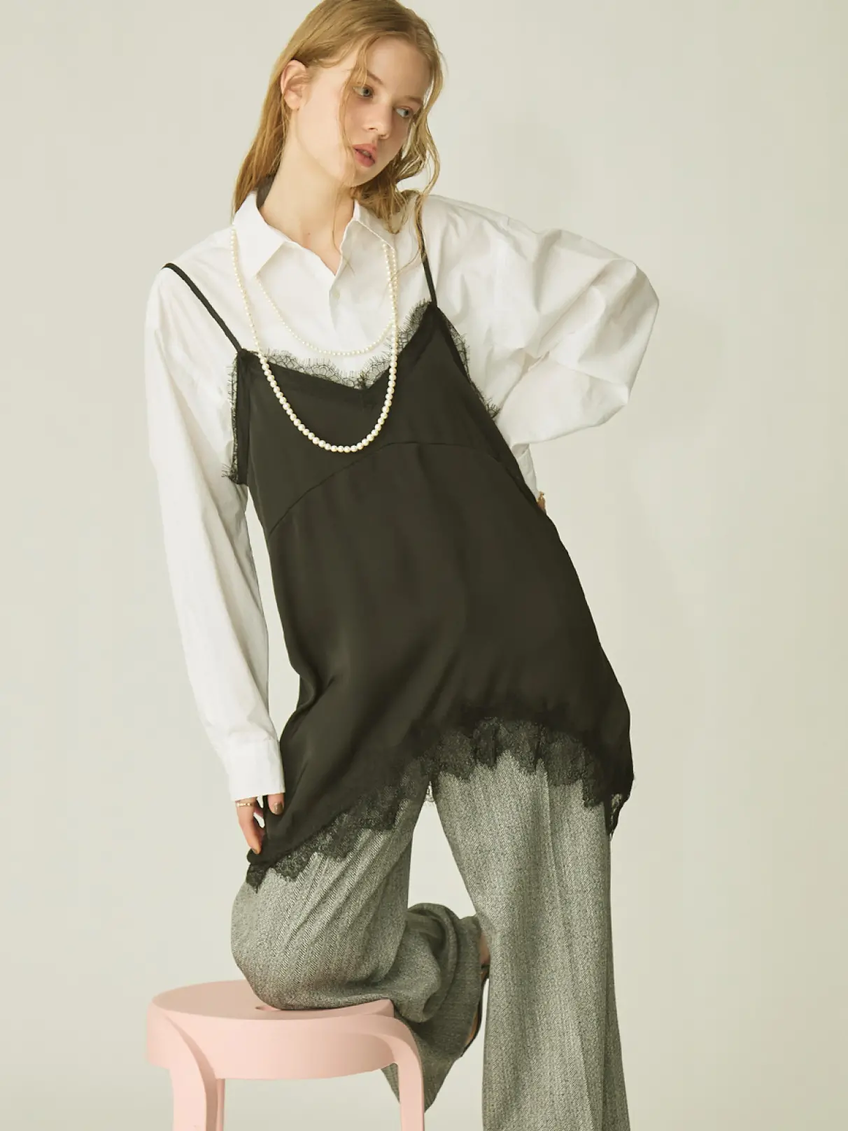 レースキャミソールトップス - Ample - Vin｜YAMADAYA STORE