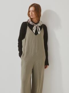 送込新品●ヤマダヤ　Ample ラメキャミワイドオールインワン ベージュ■9号 送込新品○ヤマダヤ Ample ラメキャミワイドオールインワン