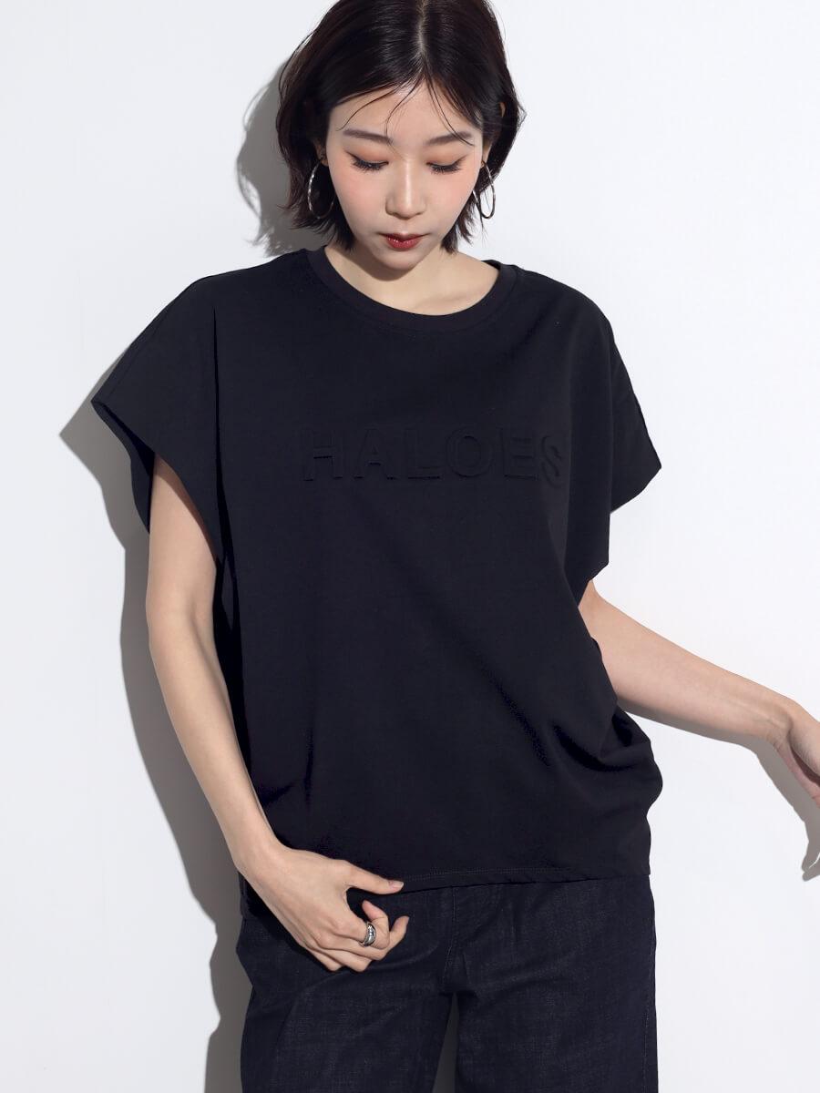 エンボスロゴドルマンTEE