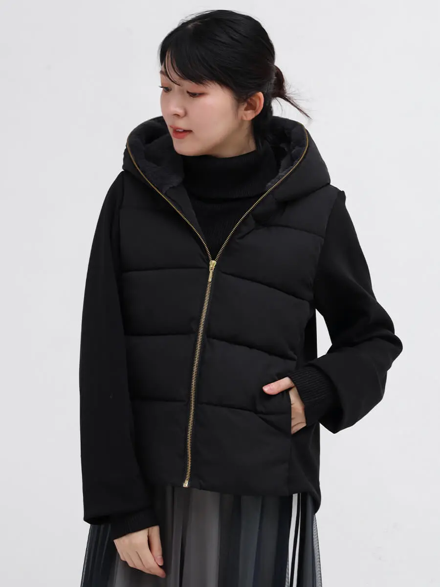 フェイクファーフードショートブルゾン - MEDOC original - SCOTCLUB