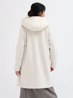 フェイクファーフードロングコート - MEDOC original - SCOTCLUB