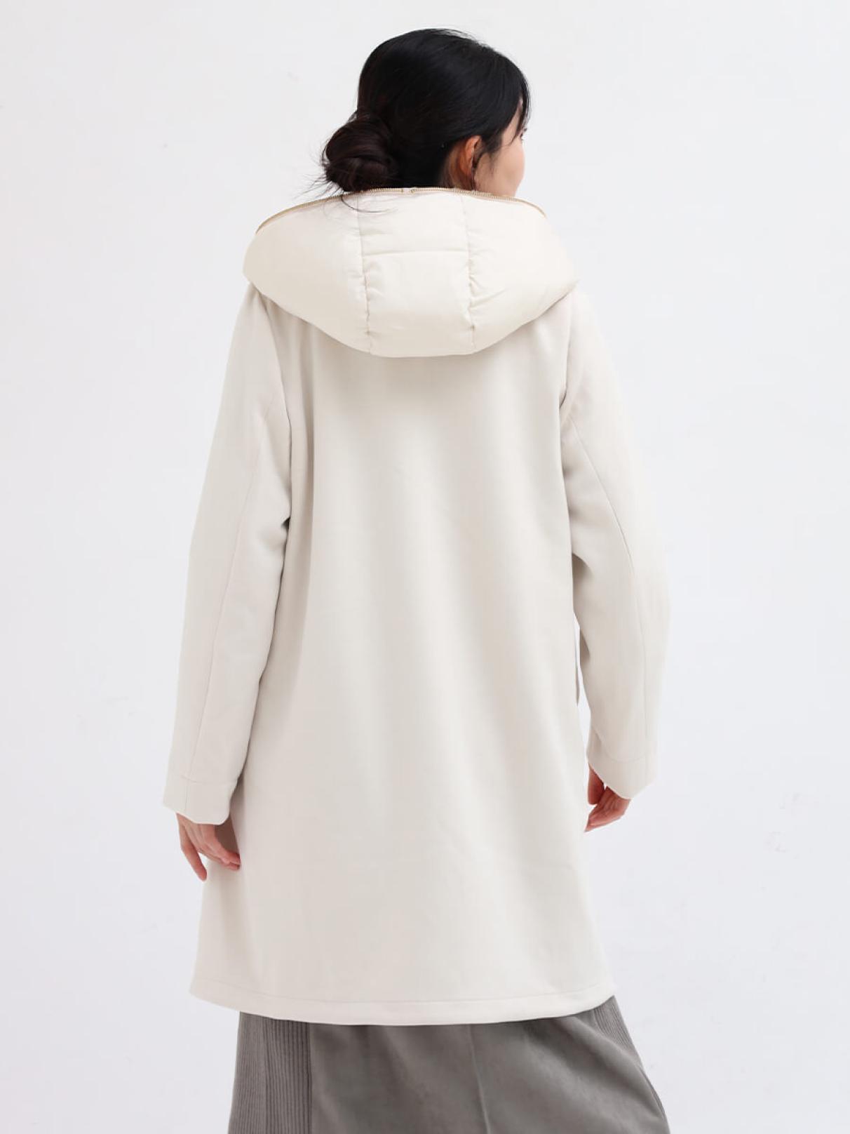 フェイクファーフードロングコート - MEDOC original - SCOTCLUB