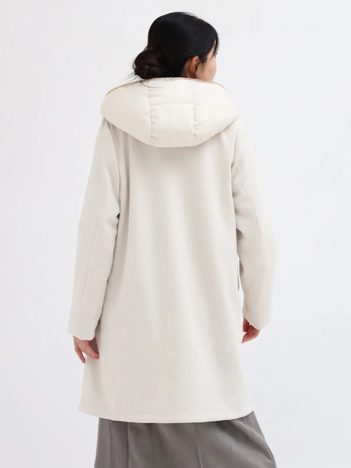 フェイクファーフードロングコート - MEDOC original - SCOTCLUB