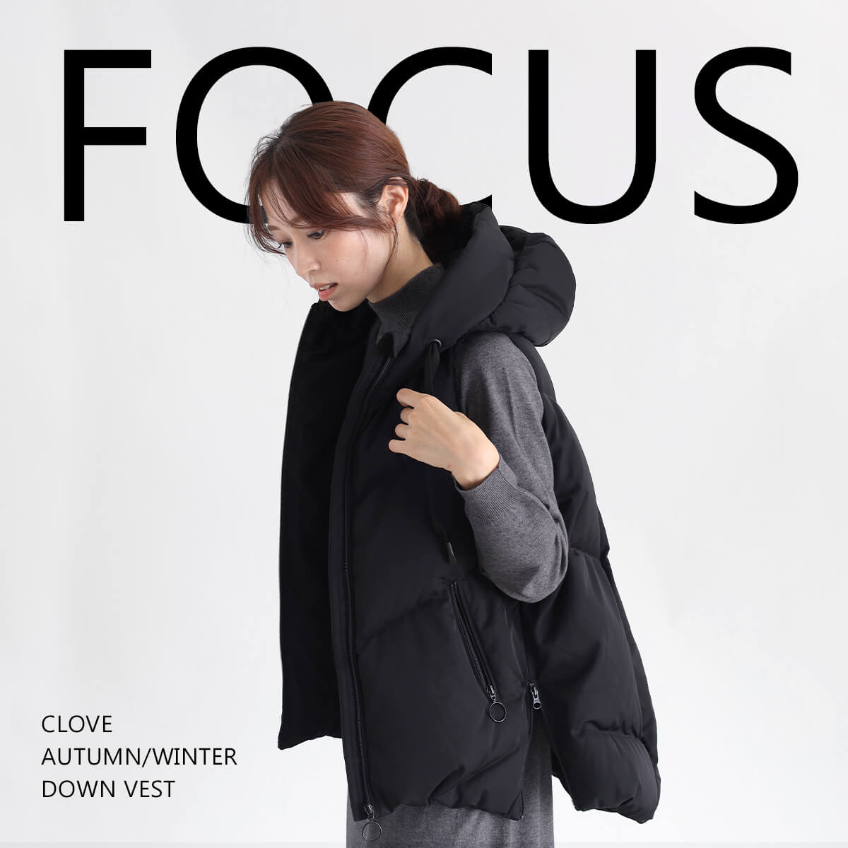FOCUS CLOVE A/W DOWNVEST - ｜YAMADAYA STORE