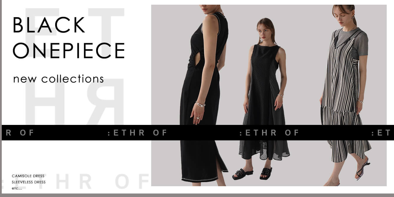 ETHR OF | BLACK ONEPIECE - ｜YAMADAYA STORE